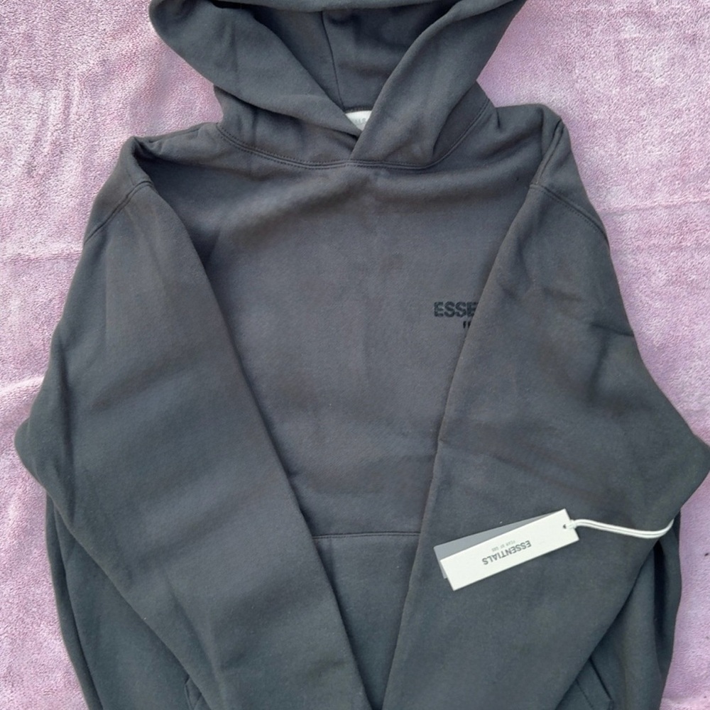 Essentials Charcoal Hoodie